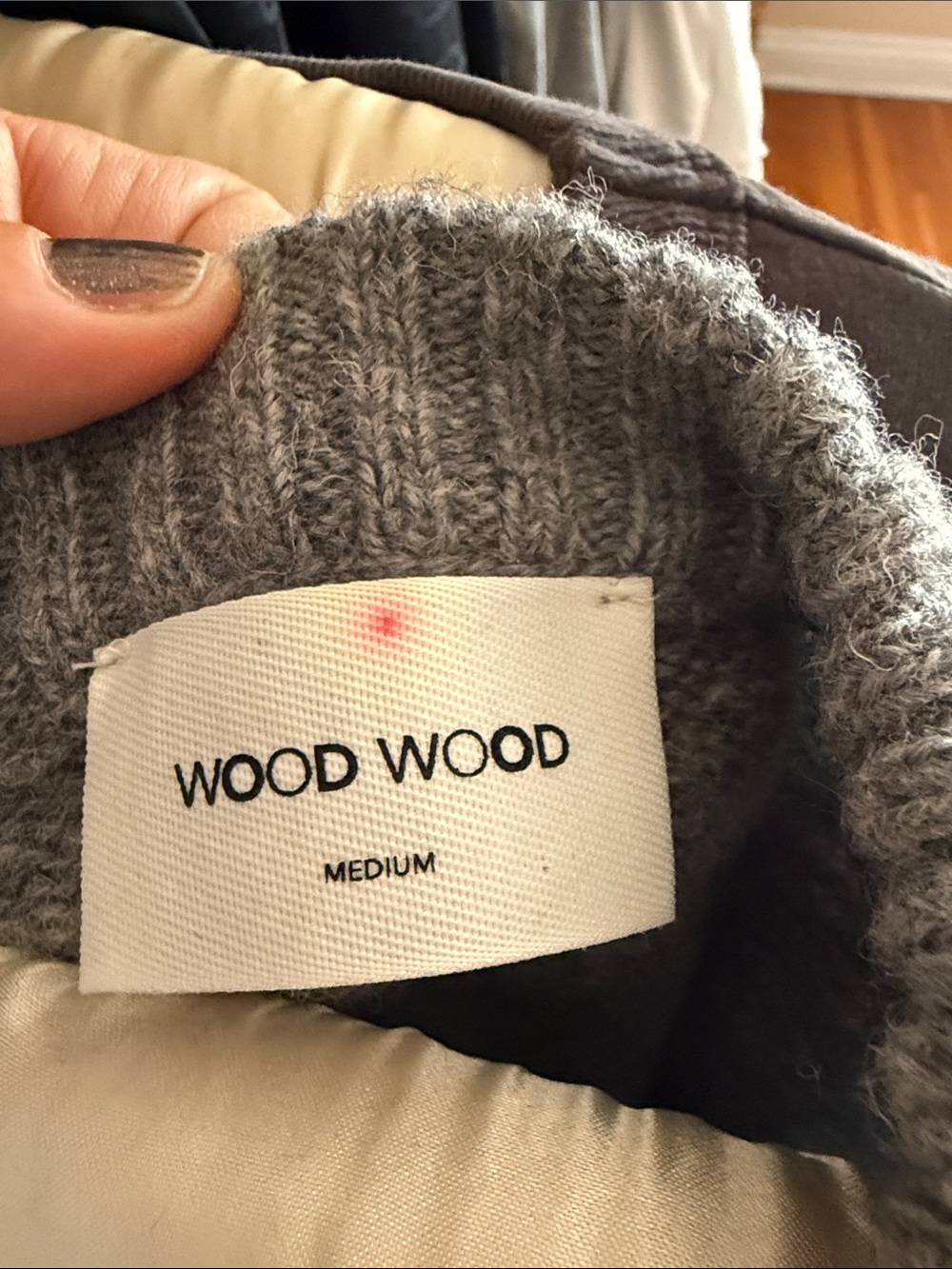 Wood Wood Copenhagen unisex Gray Crewneck Sweater - Picture 6 of 8